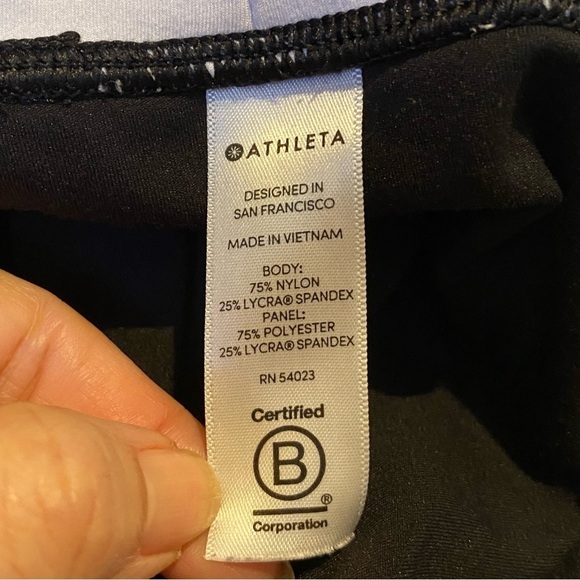 ATHLETA Women Elation Color-Block Athletic Leggings Size Medium - Picture 7 of 8